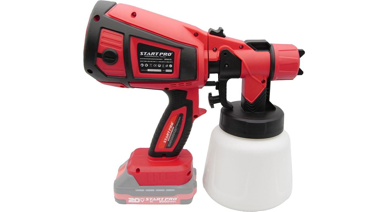 Фарбопульт акумуляторний START PRO SPG2-21 280–850 мл/хв 800 мл (30654336)