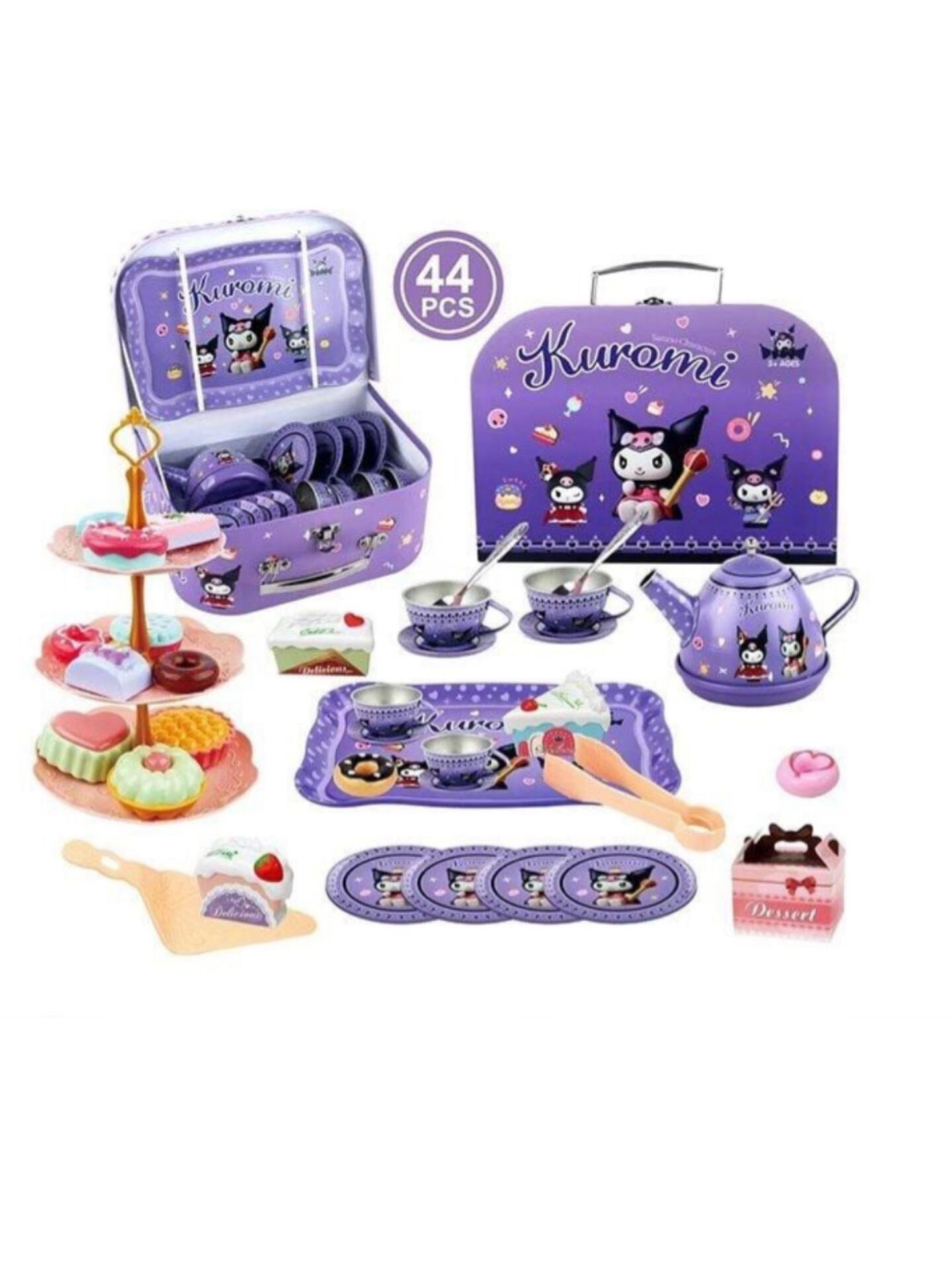 Игрушечная посуда металлическая Куроми 966-В52 в картонном кейсе (4485) Игрушечная посуда металлическая Куроми 966-В52 в картонном кейсе (4485)