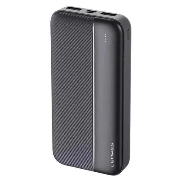 Повербанк Lenyes PX263 20000 mAh на 2 входи Чорний (P101232)