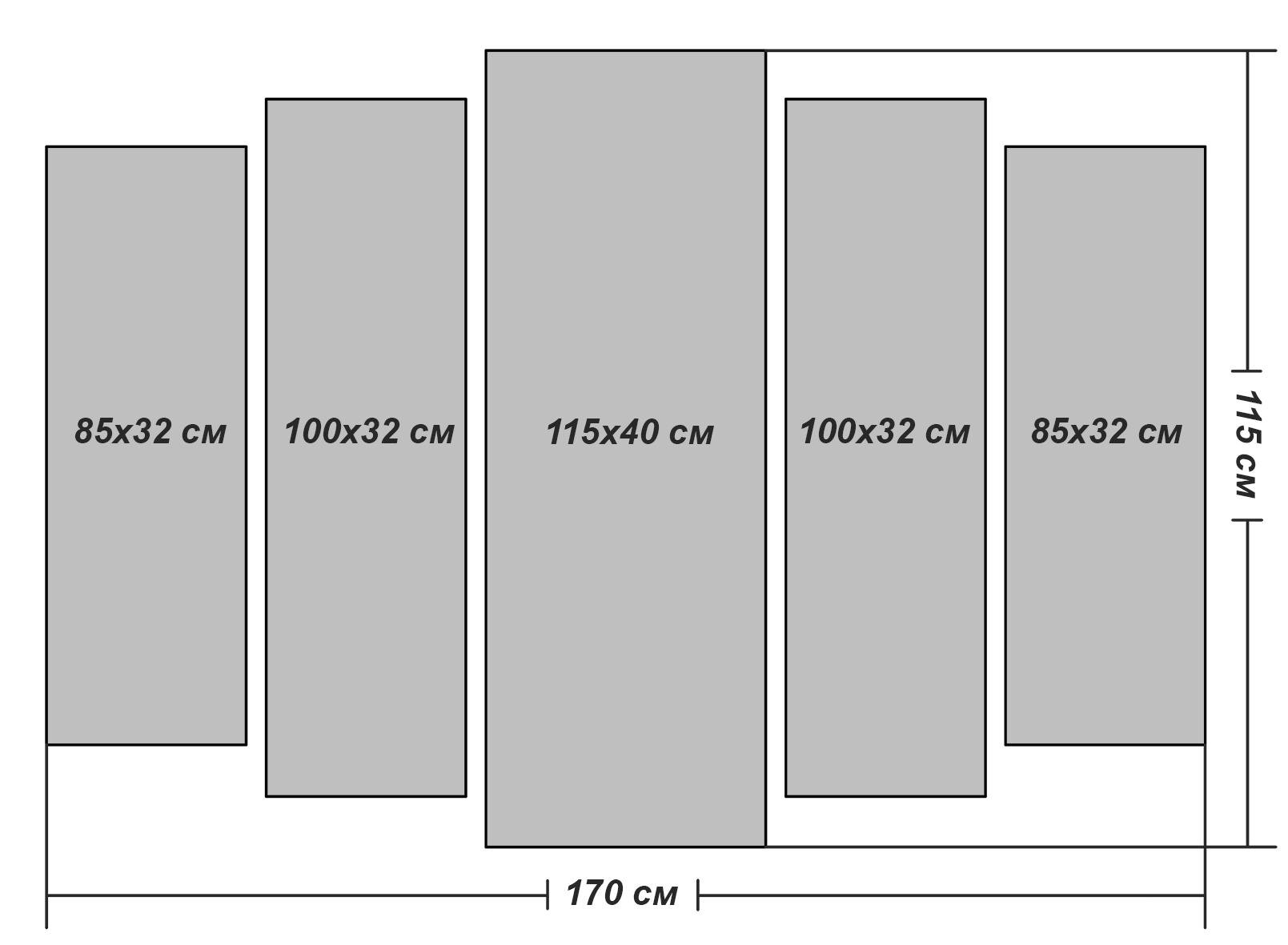 Картина модульна Кава 115х170 см (Art-288_5) - фото 4