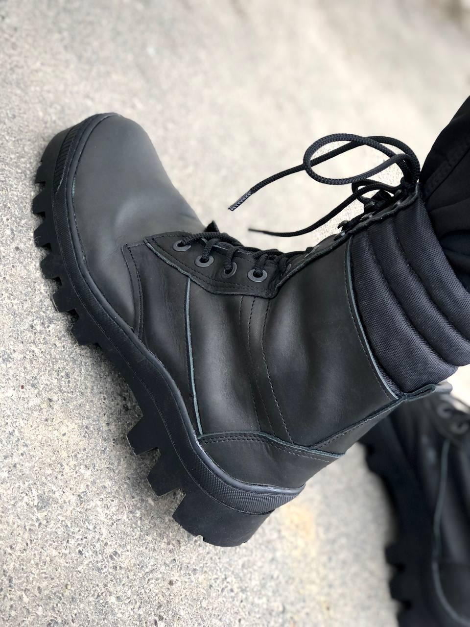 Берці шкіряні зимові YASTREB BLACK на хутрі до -15 C р. 44 Чорний (s15794) - фото 2 Берці шкіряні зимові YASTREB BLACK на хутрі до -15 C р. 44 Чорний (s15794) - фото 2