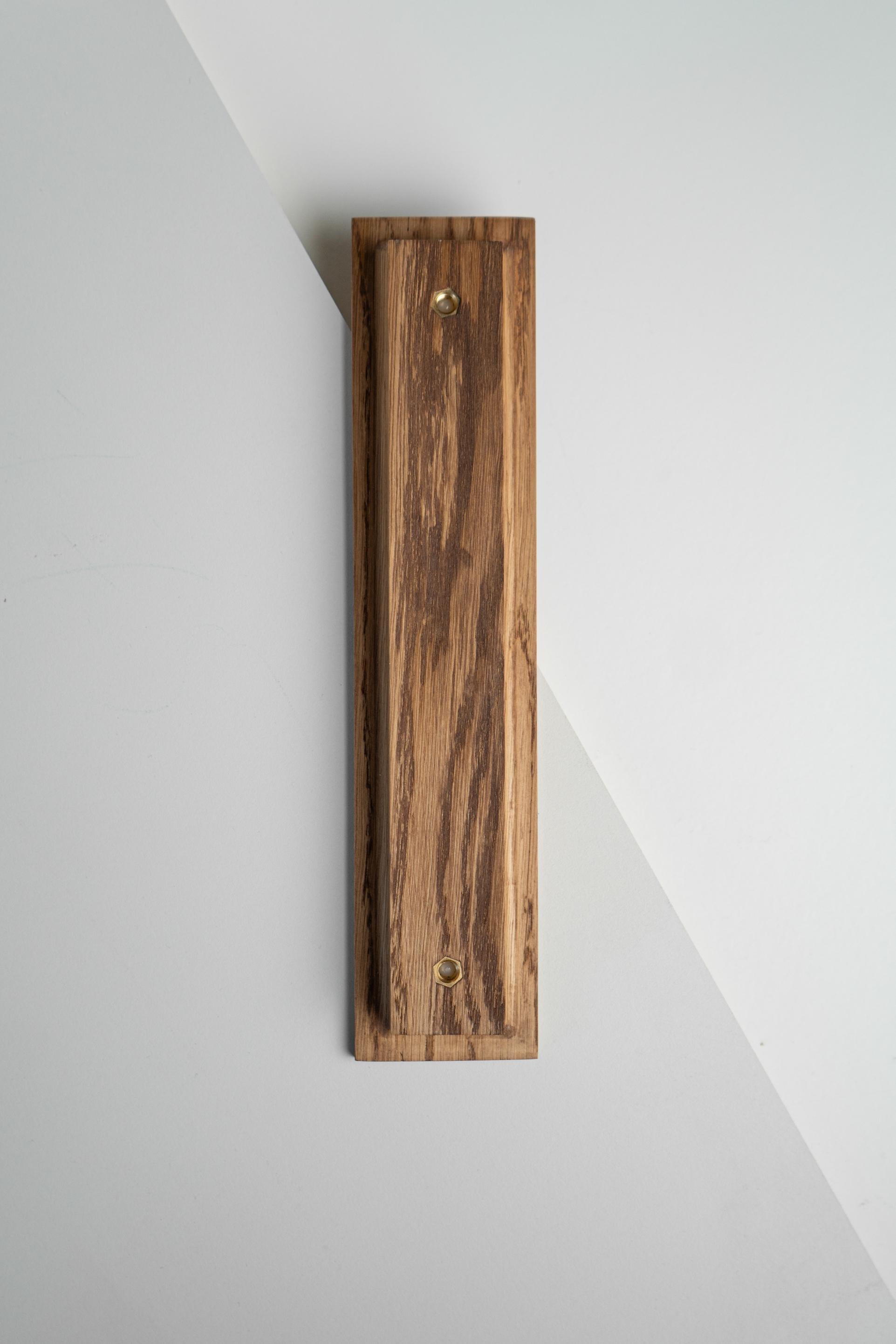 Меблева ручка із дерева Plato 450x55 мм Brown - фото 4