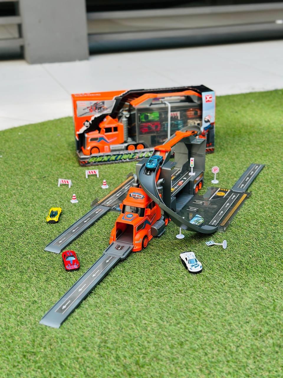 Автотрек-паркінг для машинок іграшковий Автовоз-трейлер із треком (2688229856) - фото 6 Автотрек-паркінг для машинок іграшковий Автовоз-трейлер із треком (2688229856) - фото 6