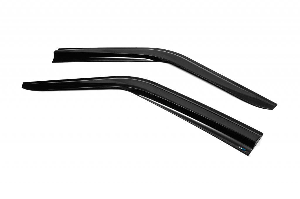 Ветровики Sunplex для Ford Connect 2002-2006 гг. полистирол Черный