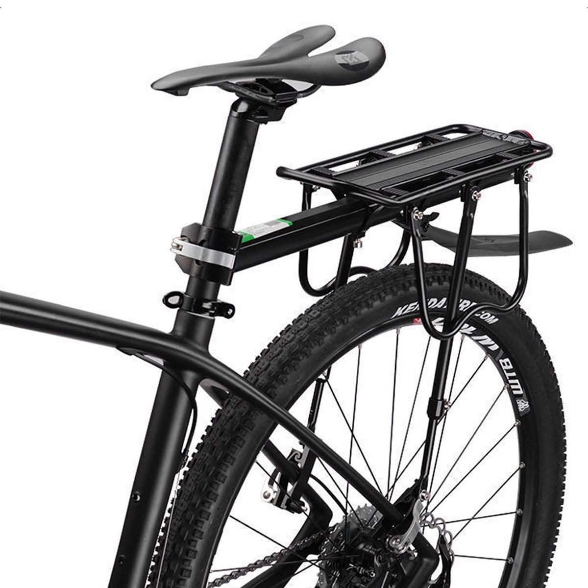 Багажник з крилом на велосипед Rockbros HJ1008 Чорний (RB-HJ1008-4020) - фото 2
