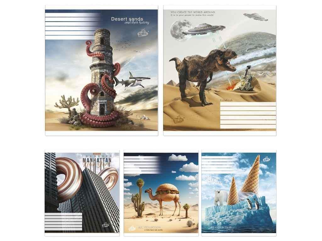 Зошит в клітинку Бріск 96 арк. 10 шт. ТВ-17 2401 (935617)