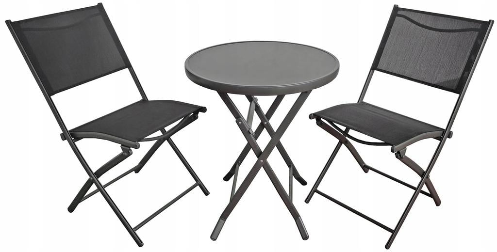 Комплект садовой мебели для балкона террасы Caffe Latte Meven 2 стула со столом (MV-FS210R)