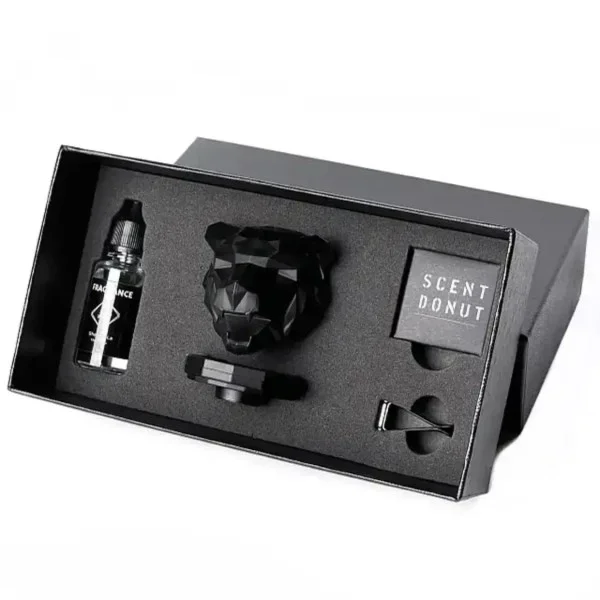 Ароматизатор автомобильный Tiger в подарочной упаковке Black (4301-Leader)