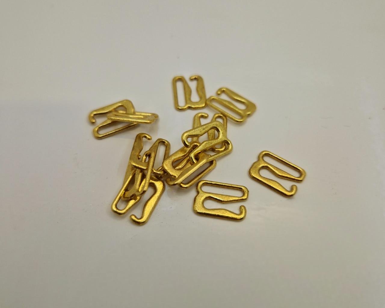 Гачок металевий для бретелів бюстгальтера 1,5 см Золотий (2251993120) - фото 2 Гачок металевий для бретелів бюстгальтера 1,5 см Золотий (2251993120) - фото 2