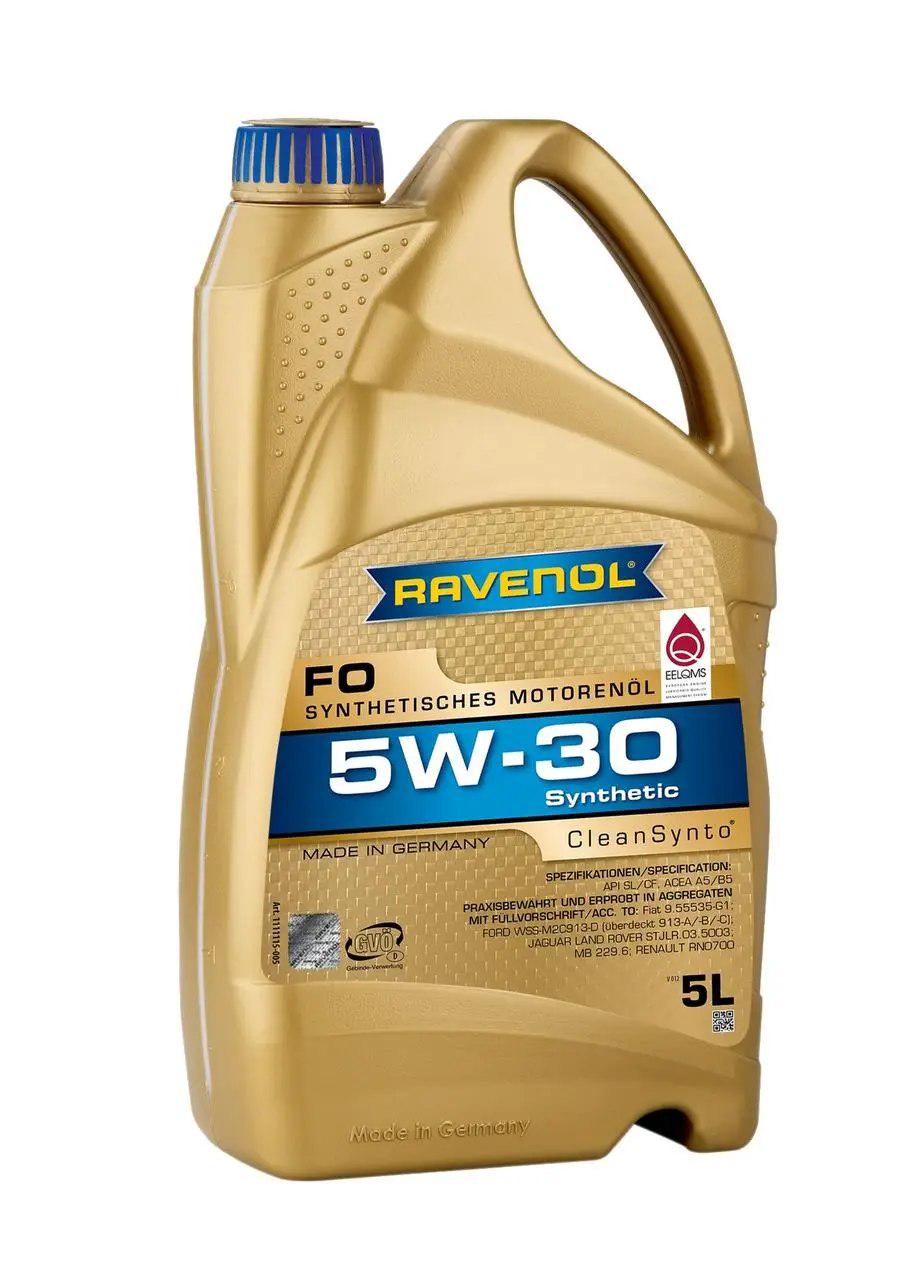 Моторне мастило RAVENOL FO SAE 5W-30 5 л (1111115-005) - фото 1 Моторне мастило RAVENOL FO SAE 5W-30 5 л (1111115-005) - фото 1