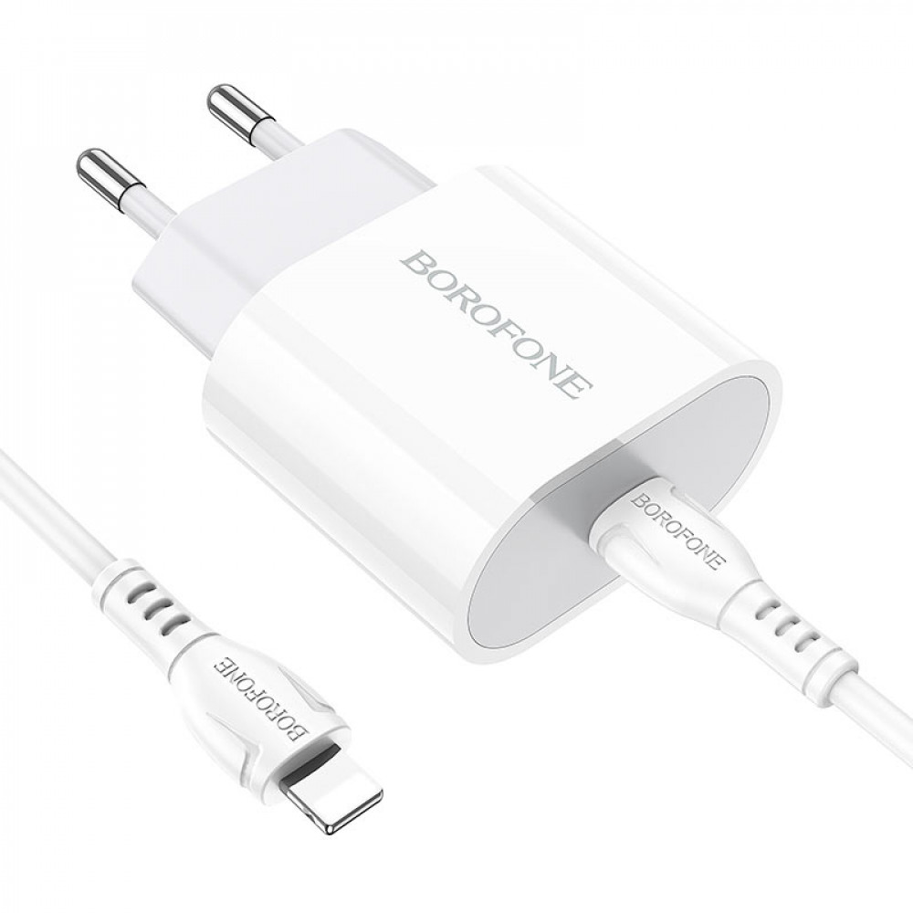 ᐉ Зарядное устройство Borofone BA61A с кабелем USB Type C to Lightning ...