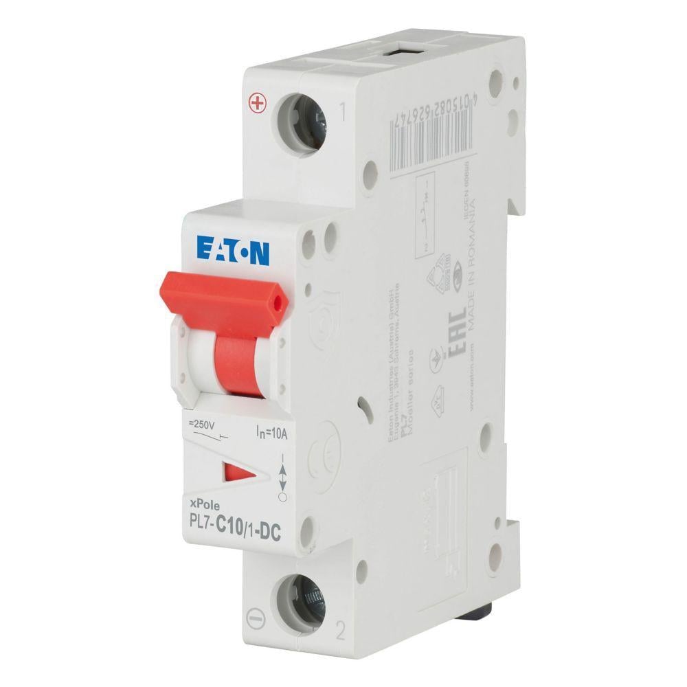 Автоматический выключатель постоянного тока Eaton однополюсный PL7-C10/1-DC (264887)
