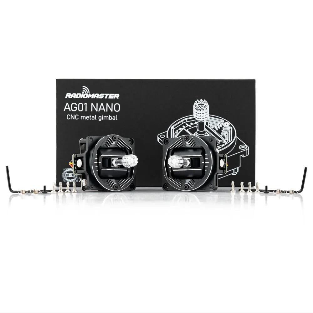 Гимбал Radiomaster AG01 Nano CNC Hall Gimbal для Pocket сток пульта управления 2 шт. (00-00027017)