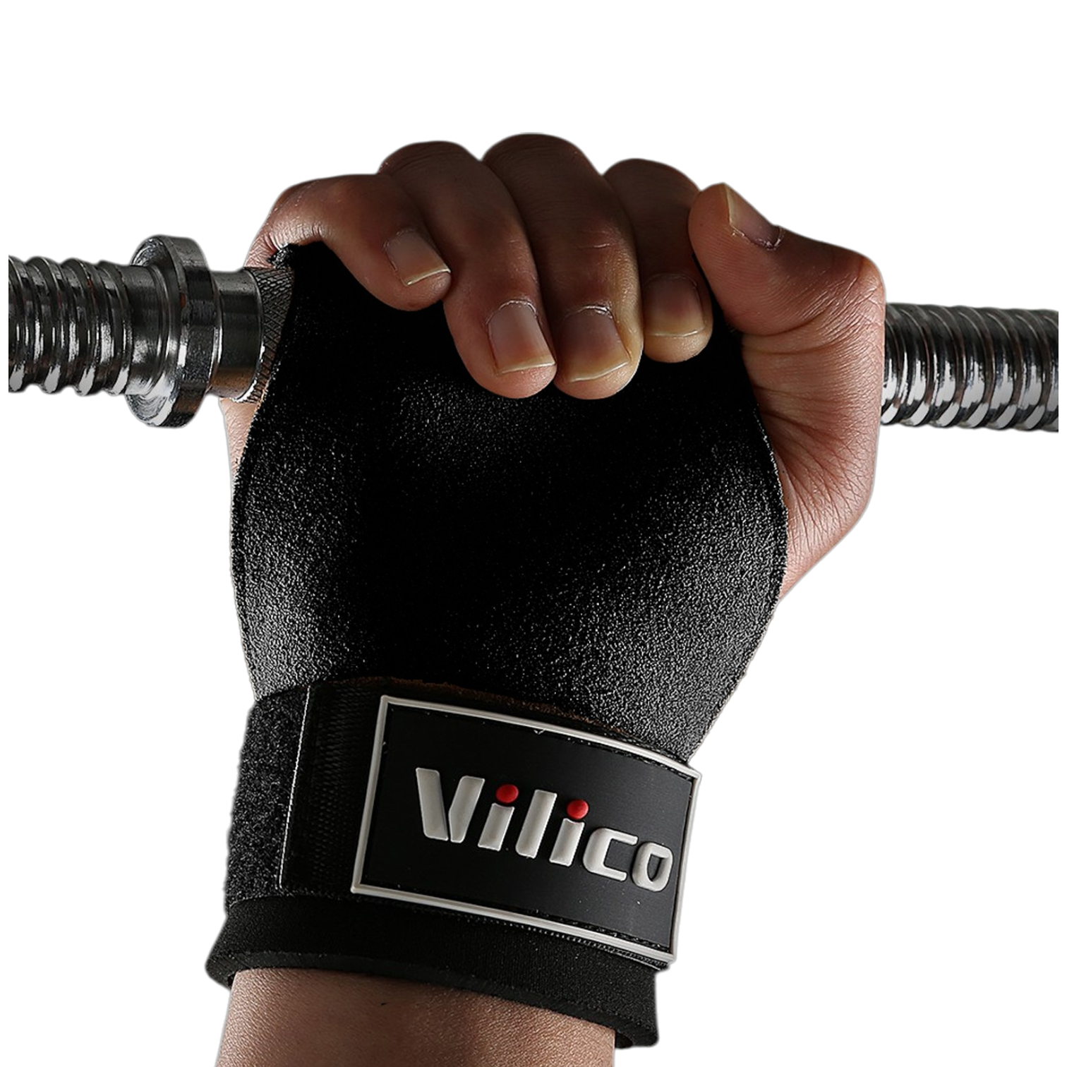 Накладки гімнастичні на руки Vilico шкіряні Чорний (64_3_0_1) Накладки гімнастичні на руки Vilico шкіряні Чорний (64_3_0_1)