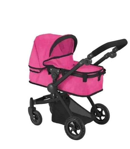 Коляска для куклы Carrello Fortuna 9651 2в1 ROZE Red