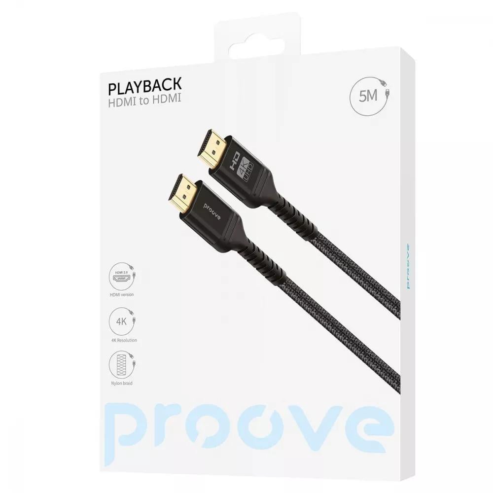 Кабель Proove PlayBack HDMI - HDMI 5 м - фото 2