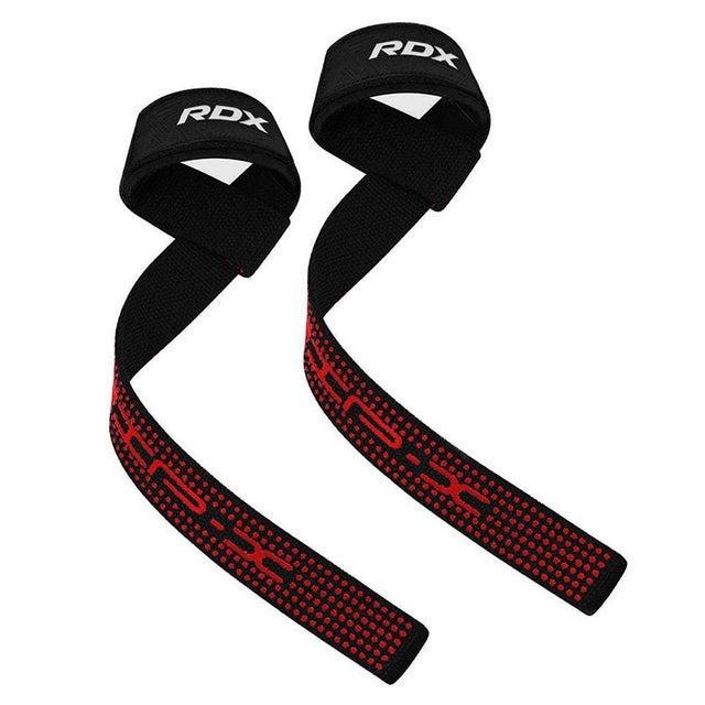 Лямки для тяги RDX S4 Gym Cotton Gel Straps Plus Black (21398875) - фото 3