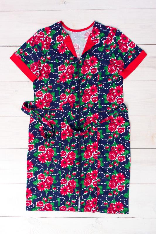 Халат женский Носи свое Роза р. 48 Красный (8055-005-v43) Халат женский Носи свое Роза р. 48 Красный (8055-005-v43)