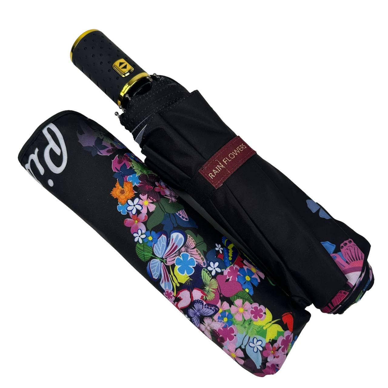 Зонт женский автомат Rain Зодиак Flower Рыбы Pisces в подарочной упаковке с платком (01040-3) - фото 5 Зонт женский автомат Rain Зодиак Flower Рыбы Pisces в подарочной упаковке с платком (01040-3) - фото 5