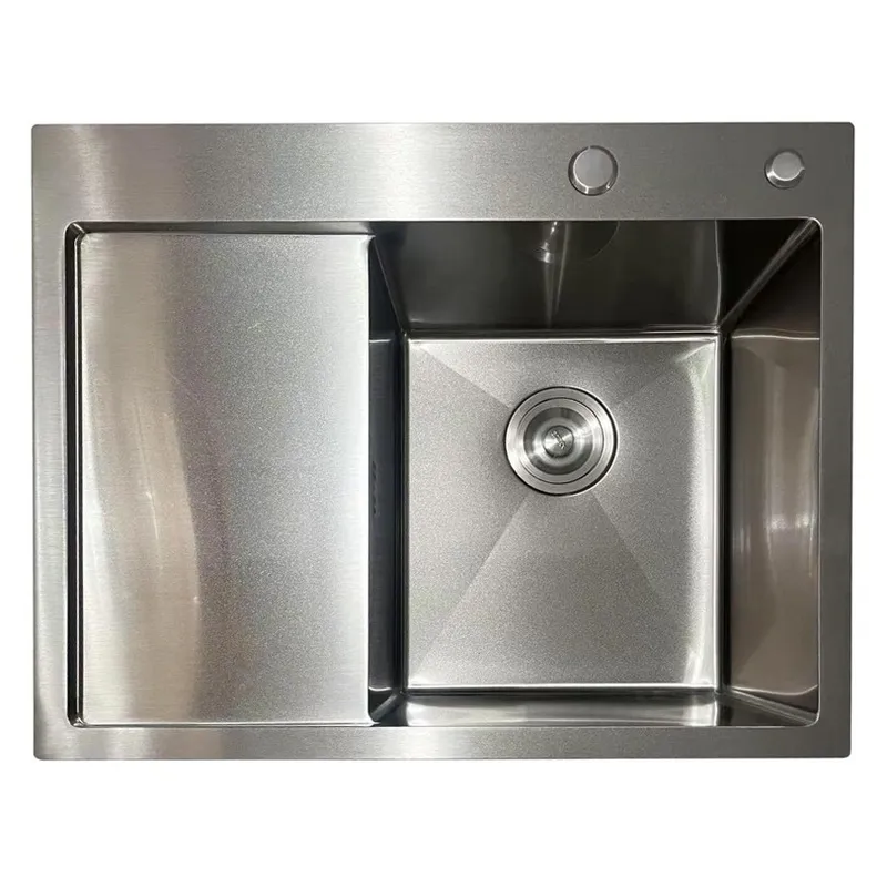 Мойка для кухни из нержавеющей стали MIXXUS MH6350R Nano-Silver 3.0/0.8 Нержавеющая сталь (MI7046)