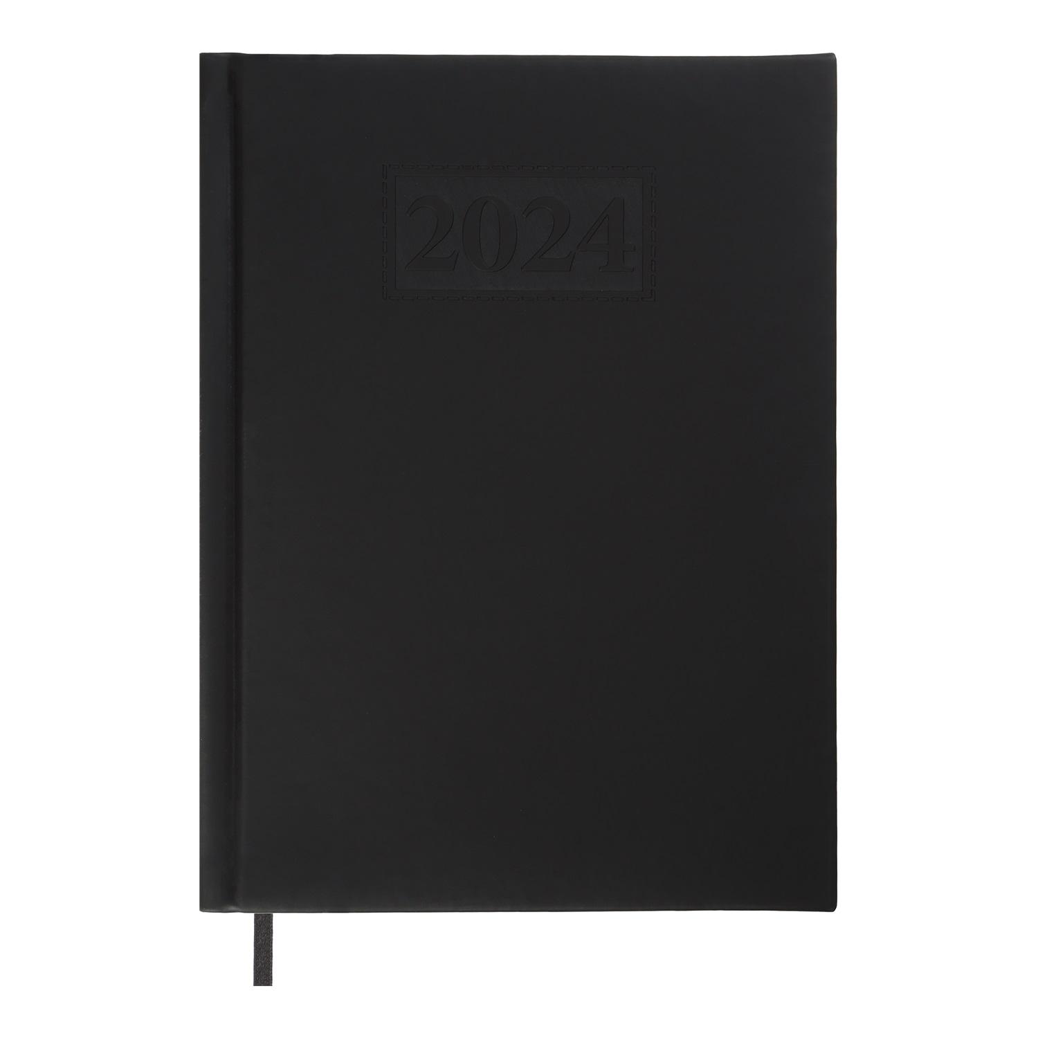 Дневник датированный Buromax Gentle 2024 А5 336 л Черный (BM.2109-01)