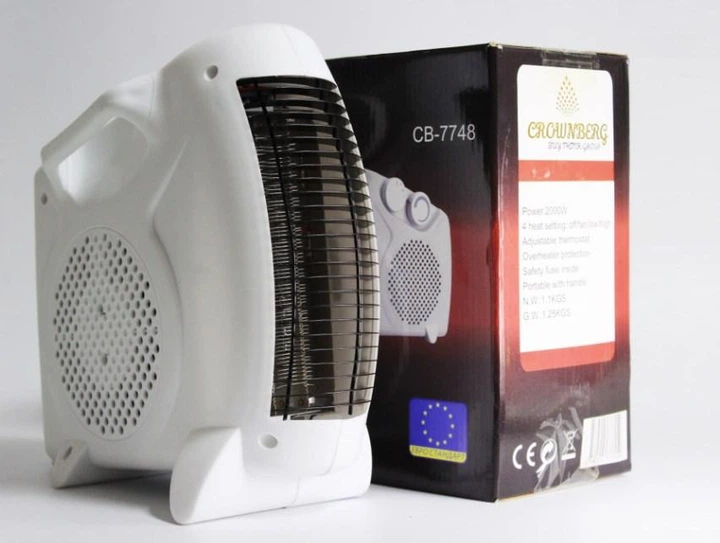 Тепловентилятор Crownberg CB-7748 2000 Вт Белый (PH00746)