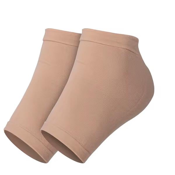 Носки-подпяточники с силиконовым покрытием для пяток Бежевый (id_4003)