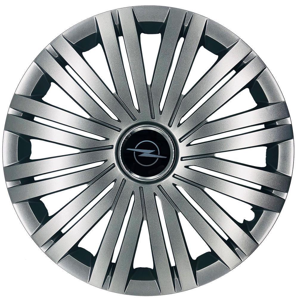 Колпаки SJS R16 с логотипом Opel NEW 422 4 шт. Серебристый (2789081149)