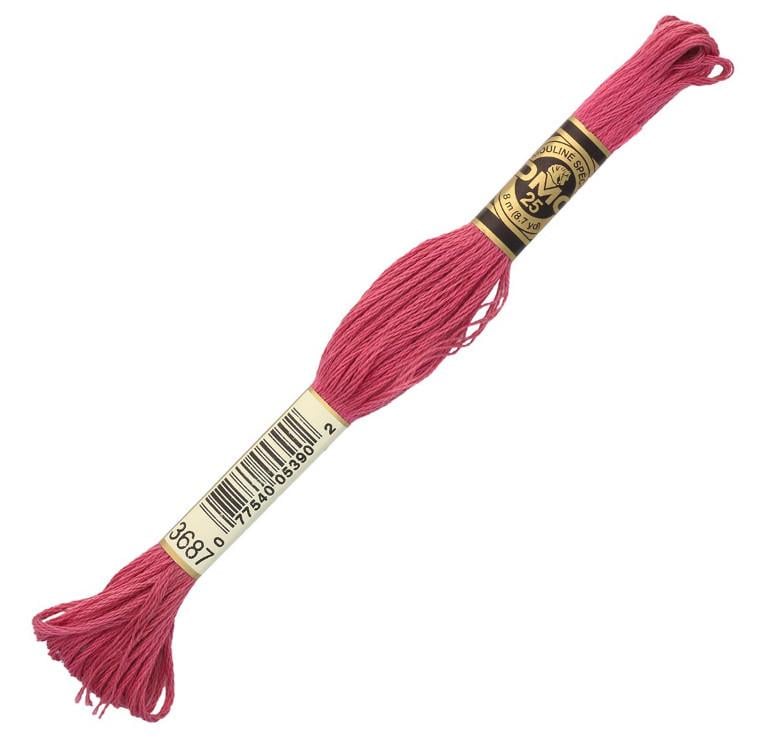 Нитки мулине DMC #3687