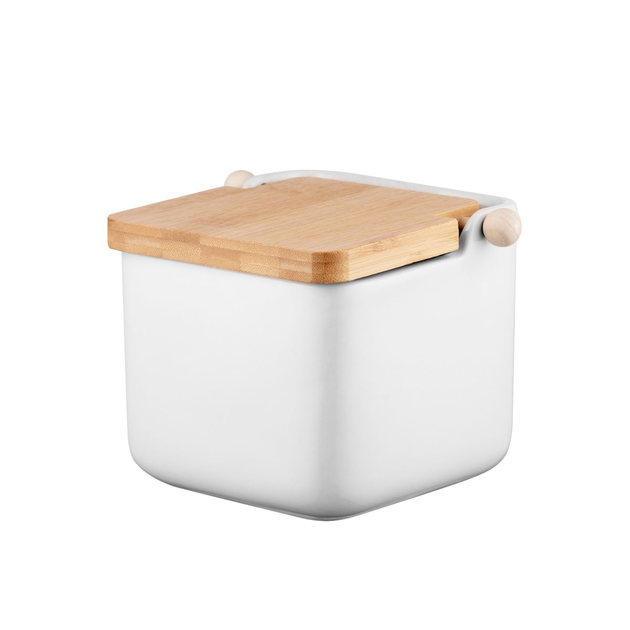 Сахарница Ardesto AR0907W 840 мл 12х12х11 см