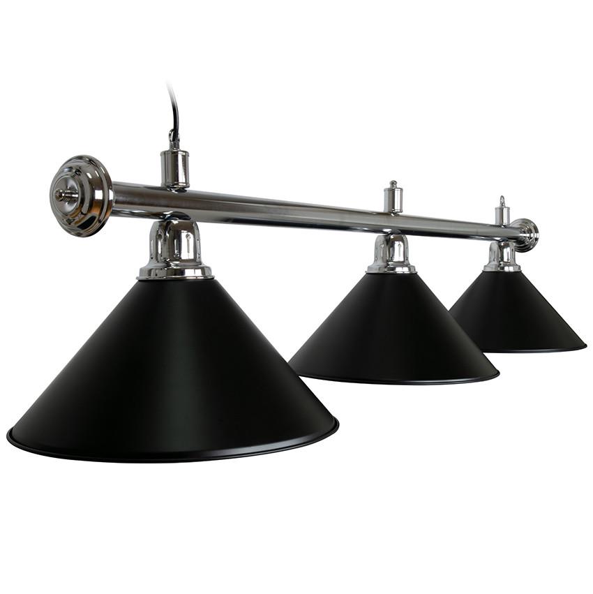 Светильник бильярдный 3-х ламповый Черный/Серебряный (2761436571)