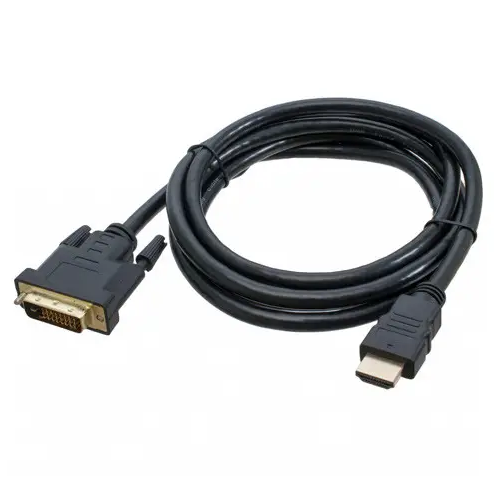 Кабель DVI-D 24+1 to HDMI позолочений 1,8 м Black (510399)
