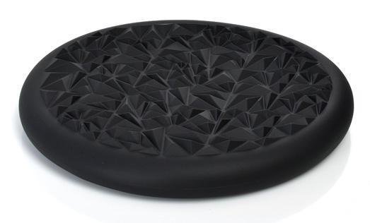 Балансировочная массажная подушка EasyFit Relief Stones 34 см Черный (EF-RS34BK)