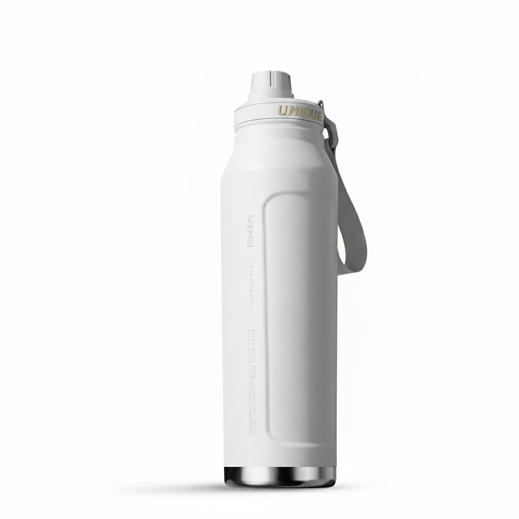 Термос NRMEI с двойной стенкой и вакуумной изоляцией из нержавеющей стали 1000 мл Белый (2819046559)