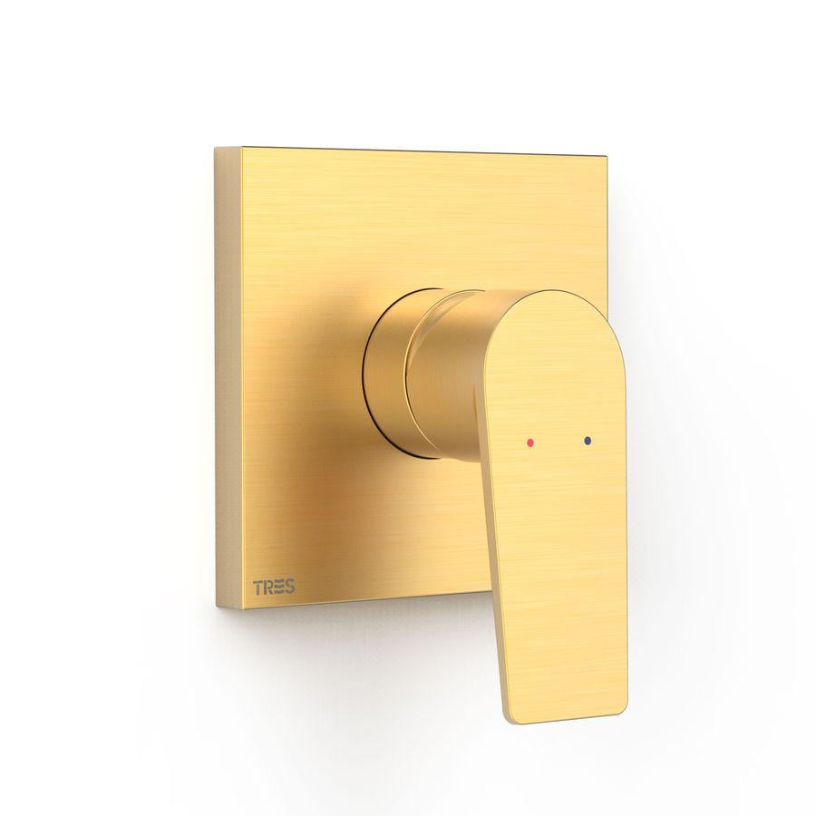 Смеситель для душа Tres Project 1 канал Золотой матовый (21127701OM)