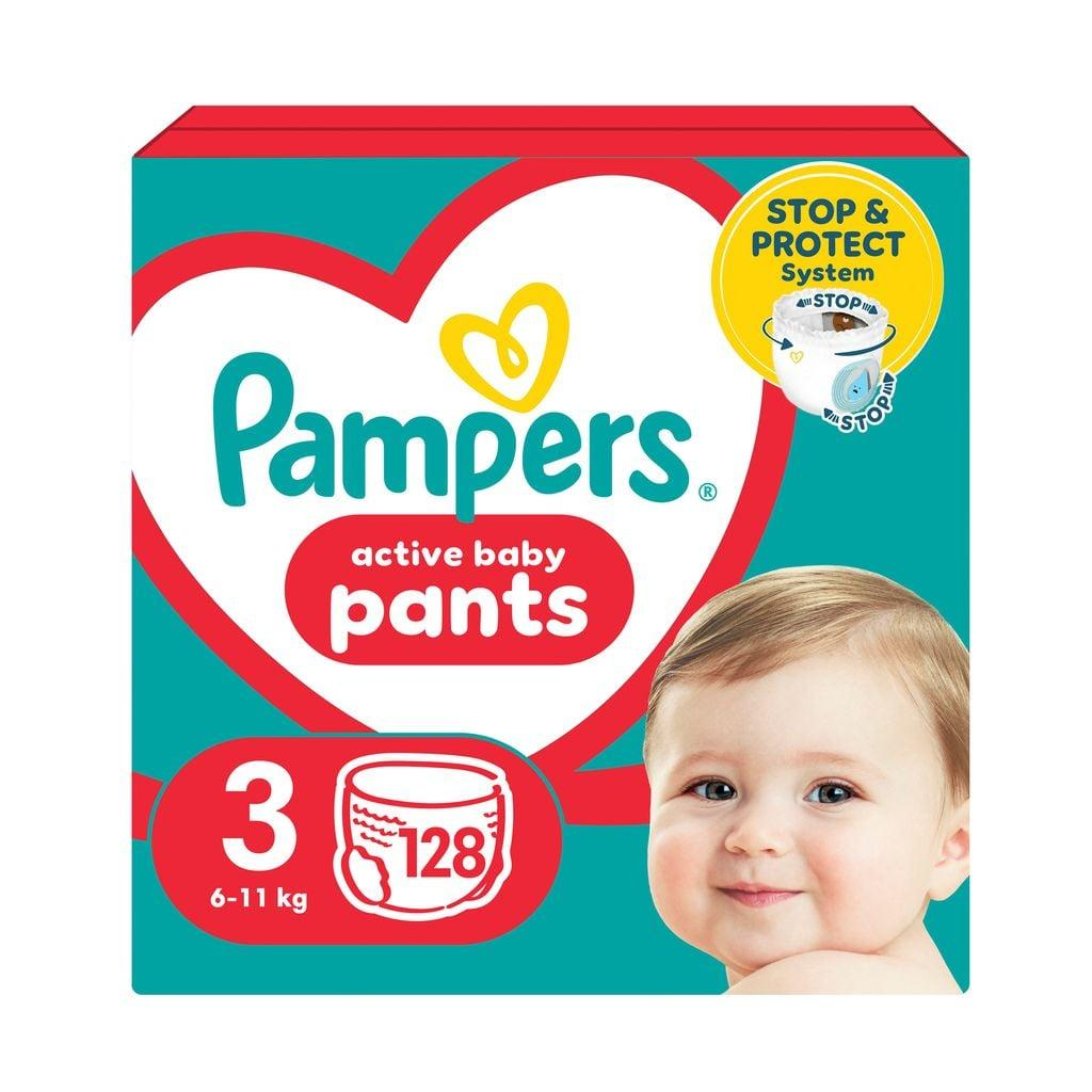 Підгузки-трусики дитячі Pampers Active Baby Pants р. 3 6-11 кг 128 шт. (PD262544)