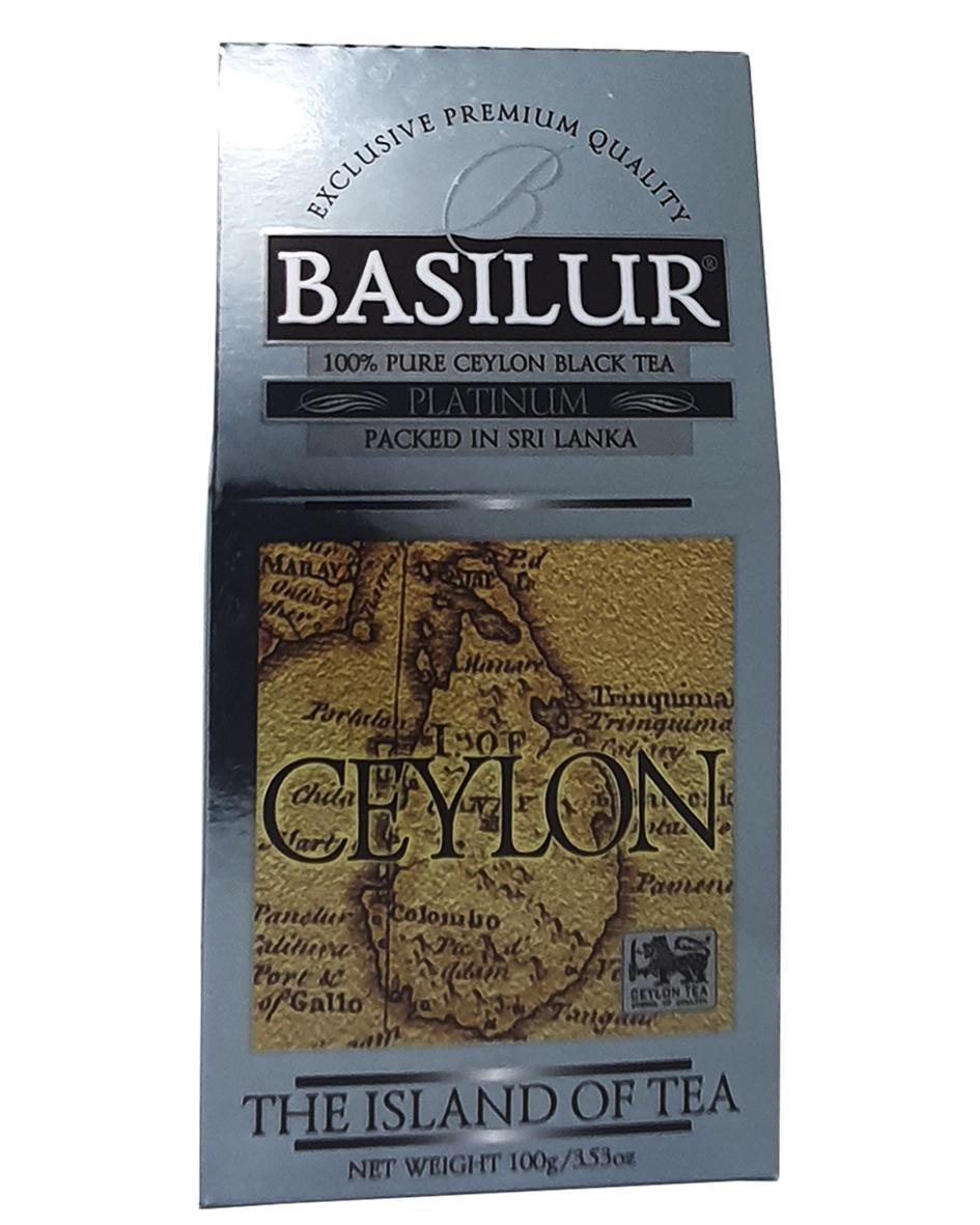 Чай черный Basilur Остров Цейлон Платинум 100 г (54913) - фото 2 Чай черный Basilur Остров Цейлон Платинум 100 г (54913) - фото 2