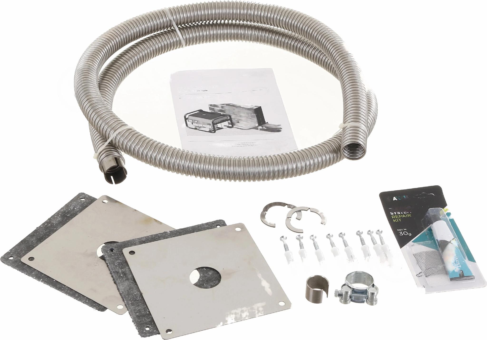 Комплект відведення вихлопних газів для генераторів Eco-Flex ECF - фото 2 Комплект відведення вихлопних газів для генераторів Eco-Flex ECF - фото 2