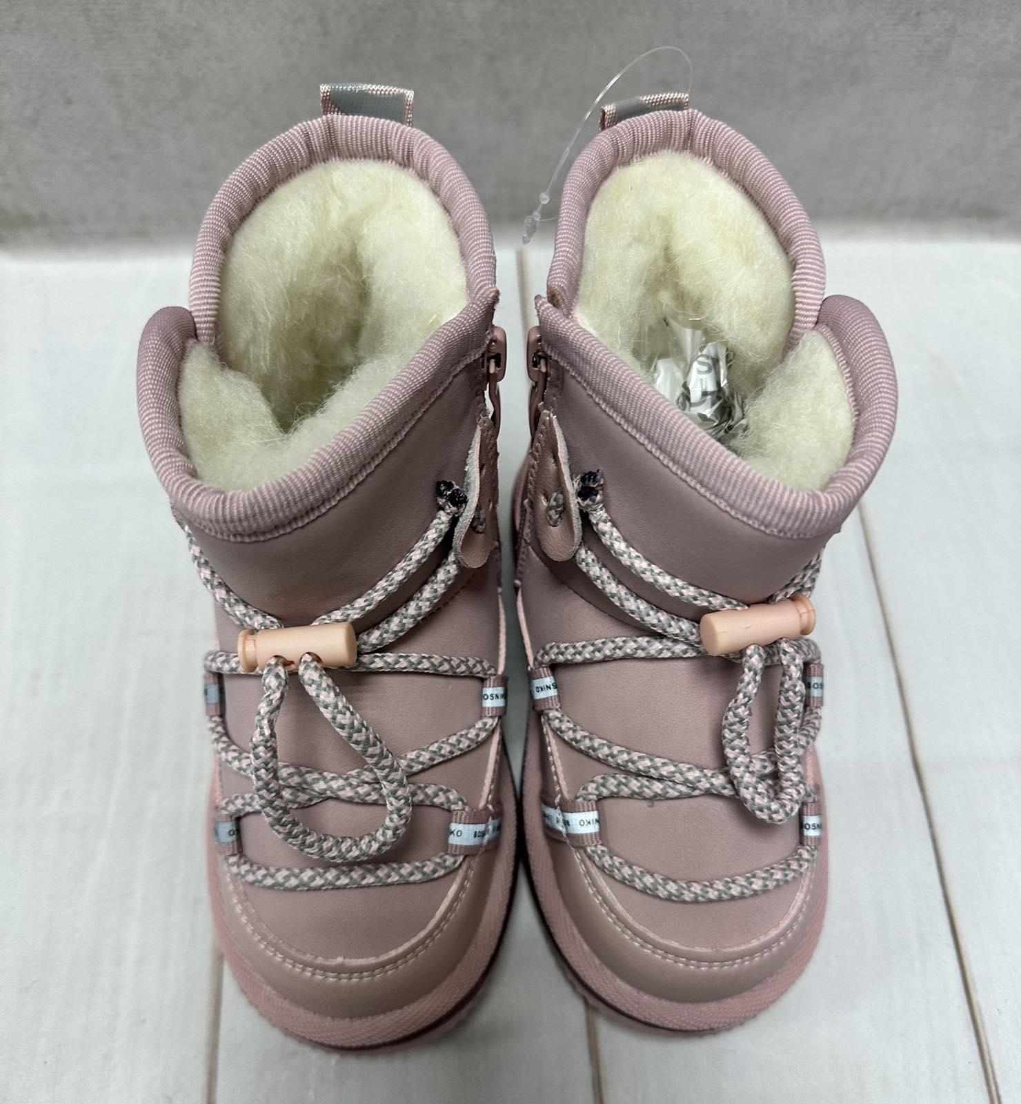 Чоботи зимові для дівчаток дутики W.Niko Рожевий р. 29 18 см - фото 5