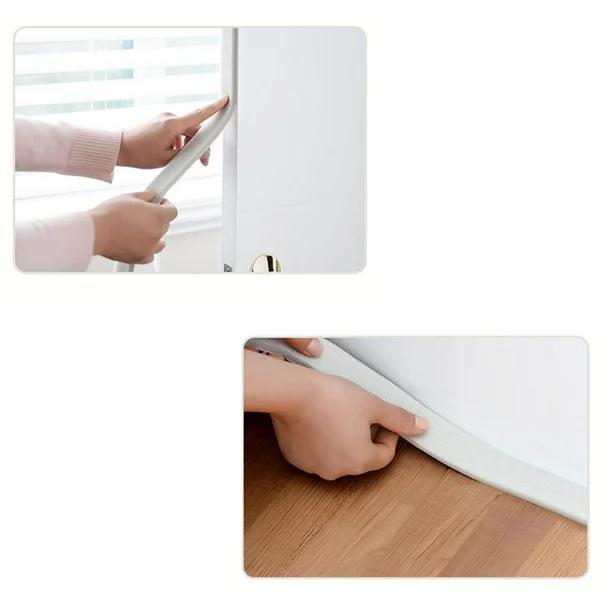 Уплотнитель самоклеющийся поролоновый для дверей и окон 2 м Белый (2743174655) - фото 4 Уплотнитель самоклеющийся поролоновый для дверей и окон 2 м Белый (2743174655) - фото 4