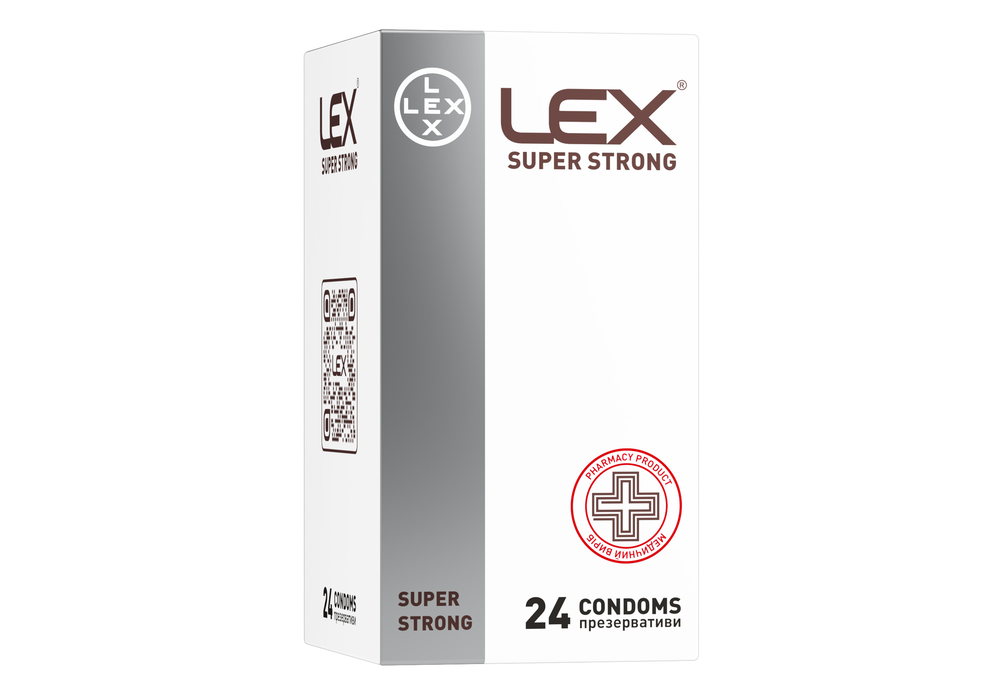 Презервативы LEX Super Strong повышенный уровень надежности 24 шт (COM10337)
