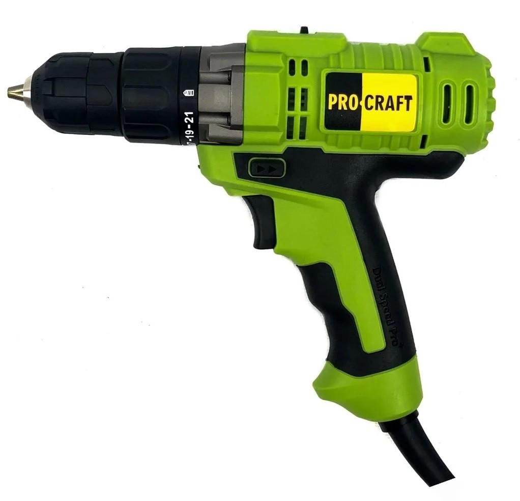 Шуруповерт мережевий ProCraft PB-1350 2-швидкості (27140664)