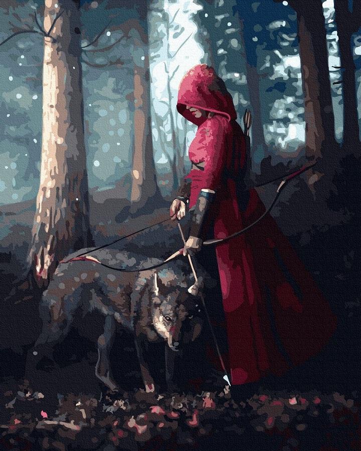 Картина по номерам Красная шапочка (GX39780)