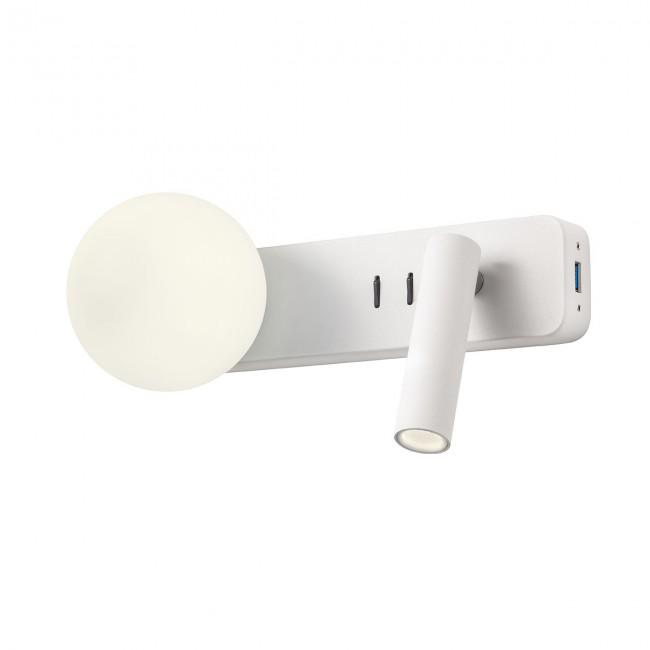 Бра Redo Oasis Ap LED 1X 3 W G9 Usb 3000K Wh 5.1.2 (01-2991)