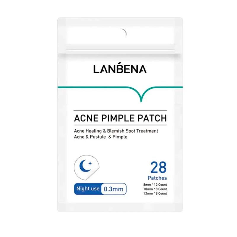 Патчі гідроколоїдні Lanbena Acne Pimple Patch Night Use від прищів і вугрів проти акне нічні 28 шт. (3001462682)