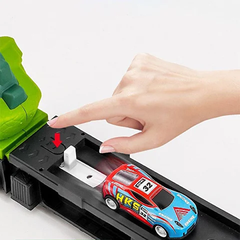 Іграшковий трек-паркінг Динозавр 34х11х6,5 см (C01343) - фото 3 Іграшковий трек-паркінг Динозавр 34х11х6,5 см (C01343) - фото 3