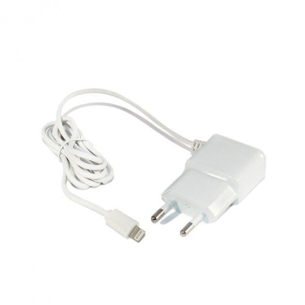 Зарядное устройство сетевое Aspor A801 5V 1A с USB-кабелем Lightning Белый (1858272801)