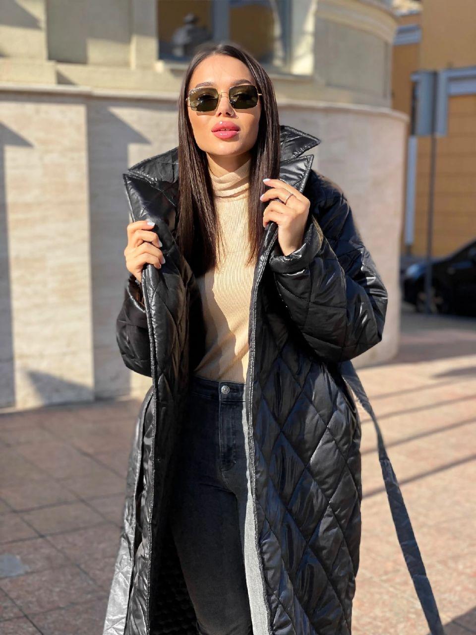 Куртка-пальто женская зимняя р. 42-46 (Мб1541500) - фото 12