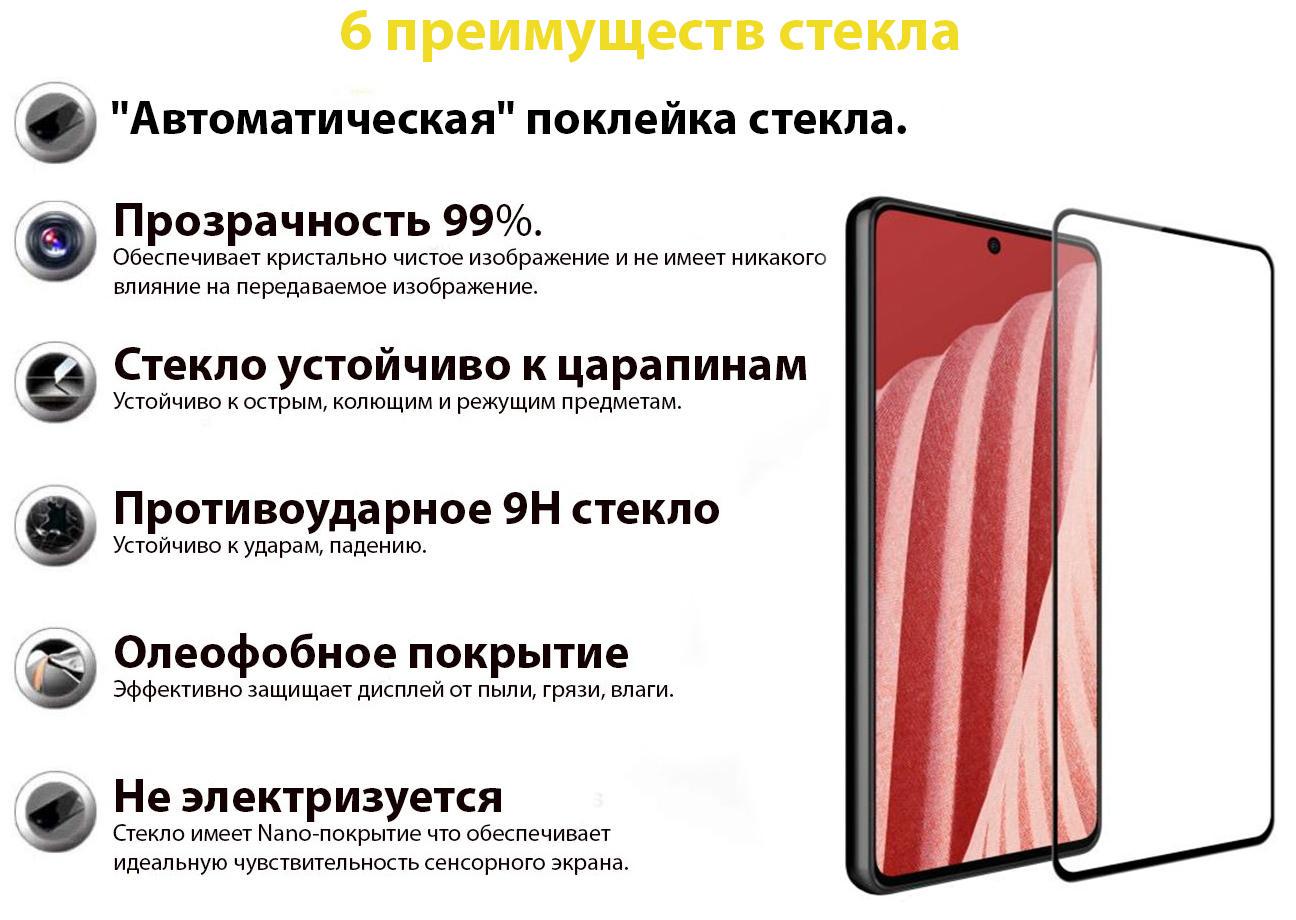 Захисне скло BeCover для Samsung Galaxy A73 SM-A736 Black (707323) - фото 2