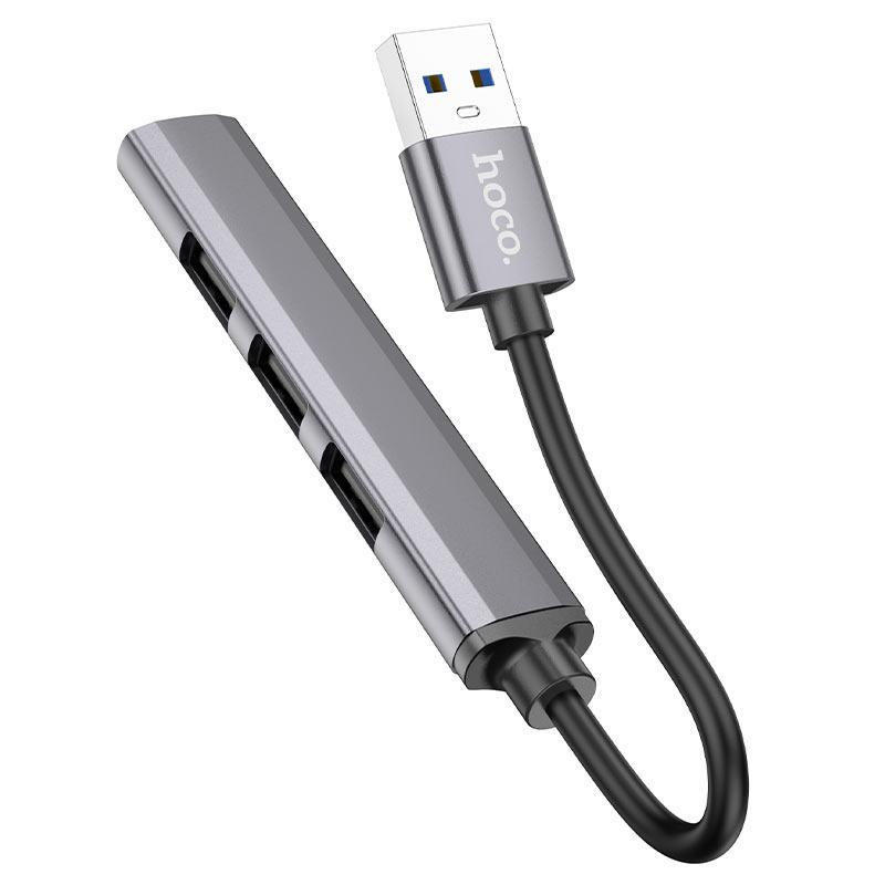 USB-хаб Hoco HB26 4в1 USB to USB (1706024660) - фото 4